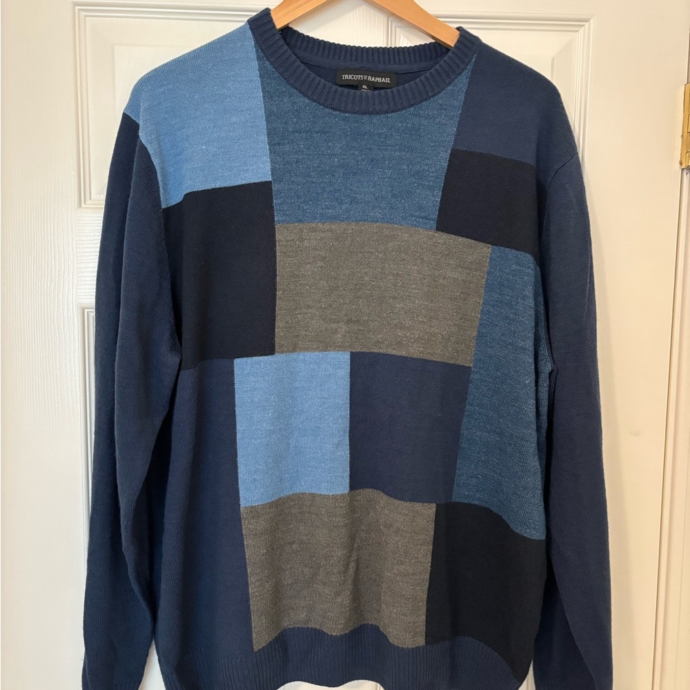 Tricots St Raphael Blue Sweater XL